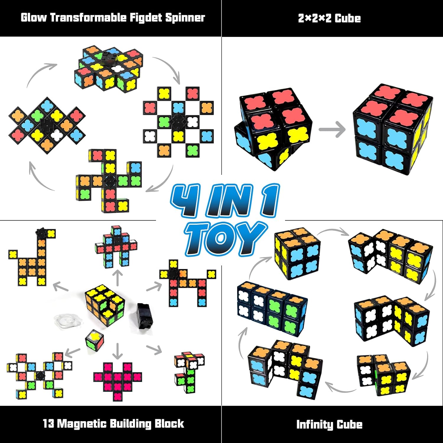Rubix fidget spinner