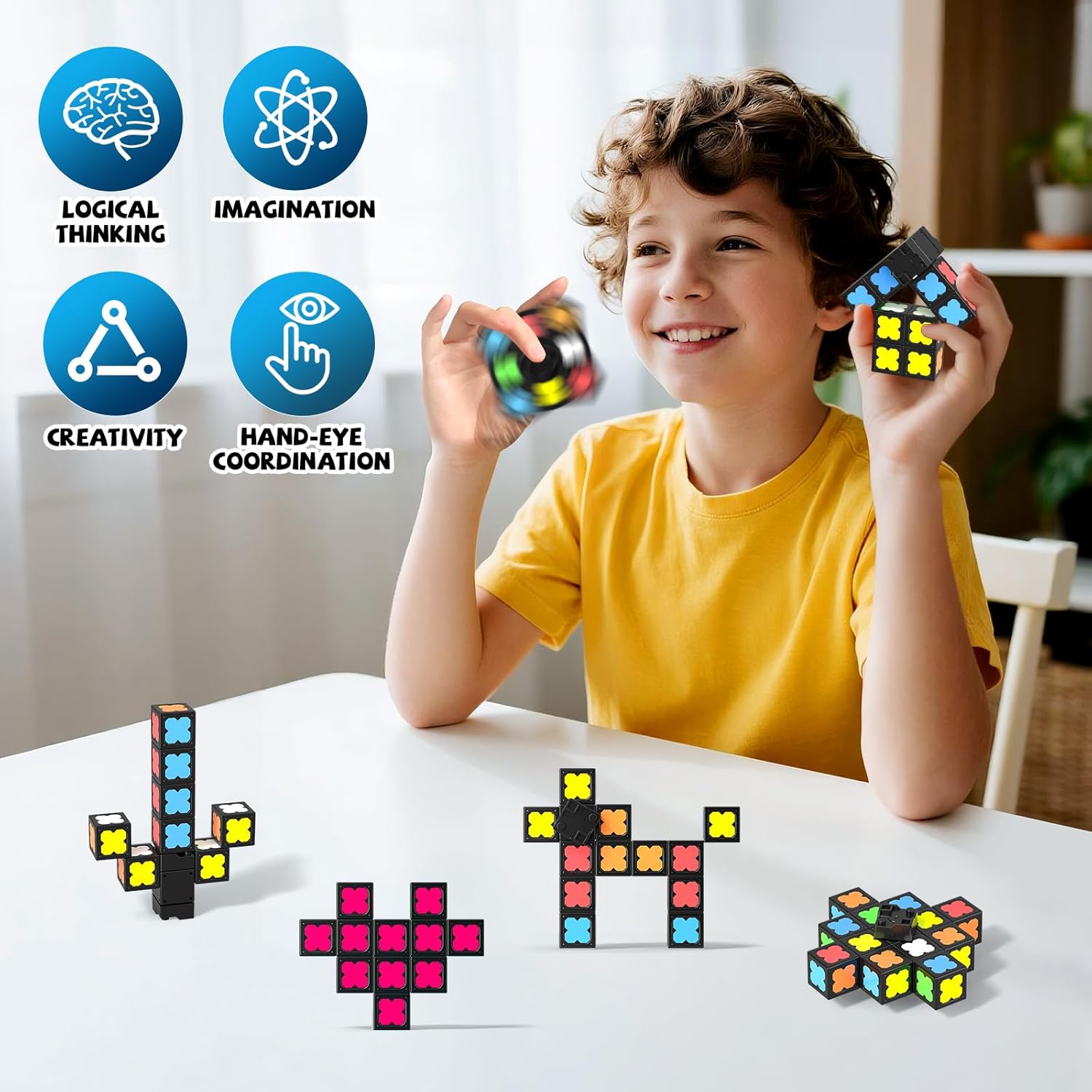 Rubix fidget spinner